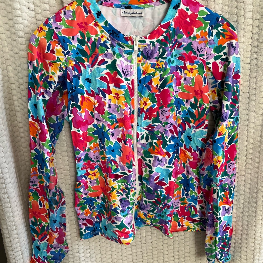 Tommy Bahama Multicolor Floral Jacket